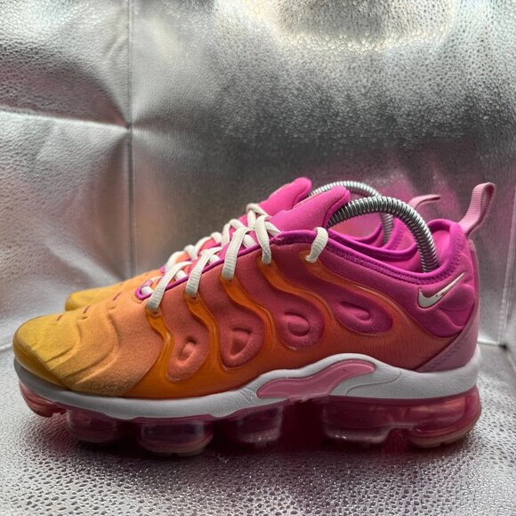 Size 8.5 Nike Air Vapormax Plus Summer Sunset Pink Womens Sneakers CI9900-600 - Picture 5 of 12
